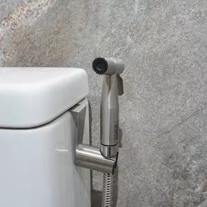 무광 실버 스프레이건 다용도 베란다 욕실 화장실 청소건 워터건 샤워헤드 세트