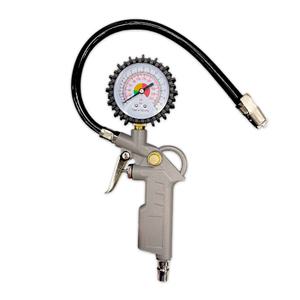 삼성콤프 타이어 공기주입기 자동차 공기압 집게형 에어게이지