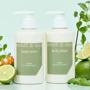 [바디로션 1+1] 먼스앤데이즈 린든(라임앤바질향) 퍼퓸케어 바디로션 500ml (총 1L)