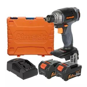 아임삭 BL18X705-2B 충전 임팩드라이버 렌치 겸용 20V MAX 5.0Ah 배터리 2개 세트