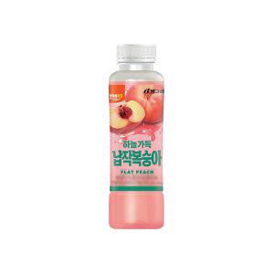 유어스 하늘가득 납작복숭아주스 과즙페트음료 330ml x 20개