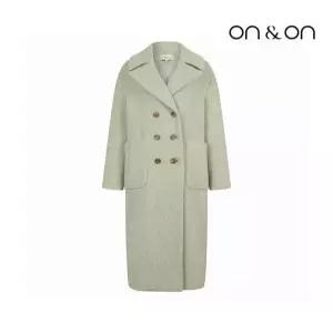 [온앤온][온앤온] 양모 더블 버튼 롱코트(JW2WHB12)
