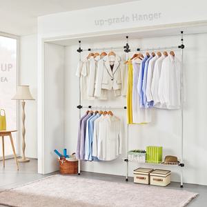 옳은유통 스마트홈 UPGRADE 수납식행거 901/ 시스템 드레스룸 옷방 옷장 조립식 행거
