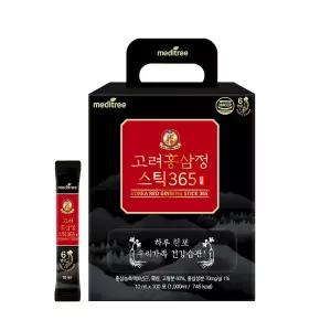 메디트리 고려 홍삼정 365 스틱 1박스 100포 대용량 원액 진액 액기스 농축액 추출액