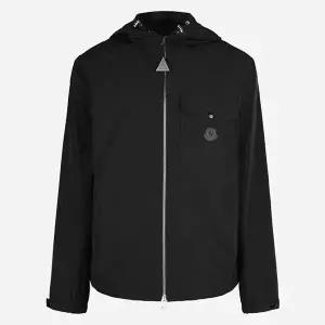 몽클레어 5S 1A00195 549MF 999 푸유에 남성 바람막이 후드 자켓 블랙