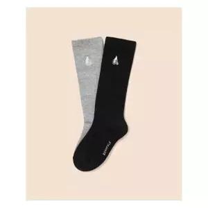 여아 반타이즈 레이스 포인트 2족세트  블랙 (BI47KTG025)