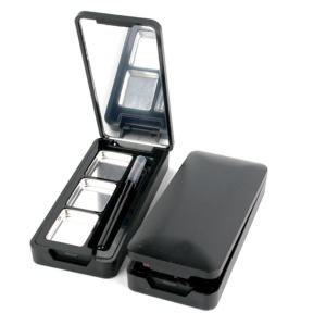 1세트 3구 깨진 립스틱 새도우 소분 용기 팔레트 미니 립 파레트 공용기 휴대용 케이스