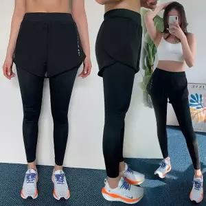 포켓레깅스팬츠 반바지 투인원 쫄바지 운동복 일체형
