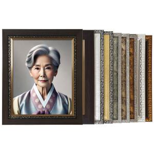 고급 영정사진 액자 제작 11x14(11r) 8x10(8r) 사진 미포함