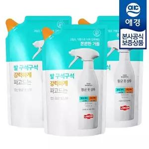 [애경]랩신 V3 항균 풋샴푸 리필 400ml x3개