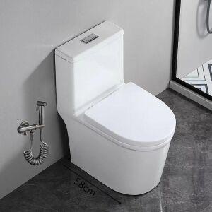원피스양변기 작은 변기 직수형 치마형 일체형 55cm 일체형변기 호텔 소형 좌변기