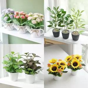 예쁜 조화 화분 인테리어 미니 꽃 장식 소품 성묘꽃