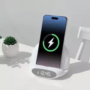 알리오 ALIO 3세대 폴딩3 거치형 15W LED 시계 고속 무선충전기