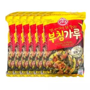 오뚜기 부침가루 1kg x 6개