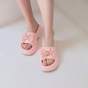 [에고이스트](강남점)[BLUE LABEL] 리본 플랫폼 슬리퍼 (ER2OAS02,ER3OAS40)