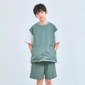 USALL   HC29 액티고 조끼레이어드 SET 주니어 공용 조끼 레이어드형 트레이닝