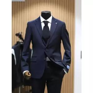 [갤러리아] BON 네이비 이태리 구아벨로 120수 비스코스 프리미엄 슈트 BN4SJA030NY
