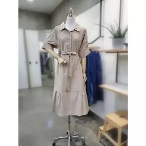 [NS홈쇼핑]ABFZ[2컬러]기본카라 벨티드아노락 원피스(ABZ2NO35)[35232208]