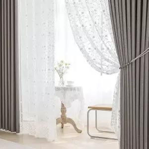 [지나송]아그네스 형상기억 레일형 암막커튼 슈퍼와이드특대형