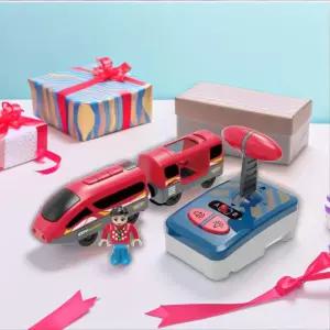 미카포트 무선조종 RC 기차놀이 도심형 레드라인 열차 작동 장난감 트랙호환 역할놀이