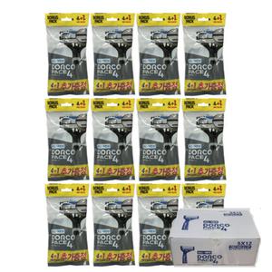 도루코 일회용면도기 페이스4면도기 FRC100-5P 12개 휴대용 5입 폴리백 포장 (총 60개)