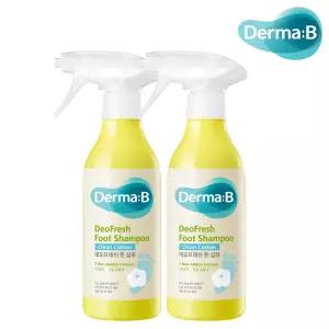 더마비 데오프레쉬 풋 샴푸 클린코튼 400mlx2개