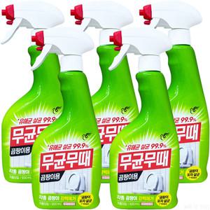 피죤 무균무때 곰팡이용 세정제 500ml 5개