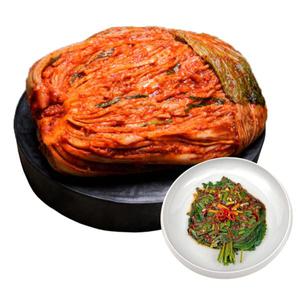 도미솔김치 왕비포기김치5kg+깻잎김치1kg(2종,6kg)
