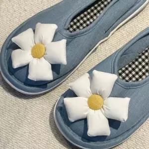 컬러매치 꺼지지 않는 3중 쿠션 층간 소음장지 미끄럼 방지 실내덧신 튜브플라워 1켤레