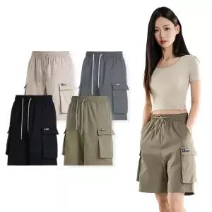 [1개+1개] 냉장고 카고 반바지 남녀공용 여름 버뮤다 베이직 반바지 빅사이즈 M~2XL