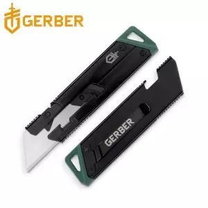 [거버]EAB 슬림(F) 블랙 슬라이딩 나이프 EDC 포켓 미니 휴대용 접이식 칼 오프너