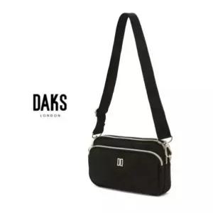 [백화점 선물포장] 닥스 크로스백 여성 나일론 경량 미니 핸드폰 가방 블랙 952