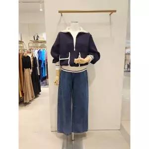 갤러리아 [SI]레터링 세일러카라 배색 가디건(SHK2897BCC)