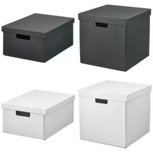 이케아 뚜껑 수납상자 종이박스 피에데르하르브