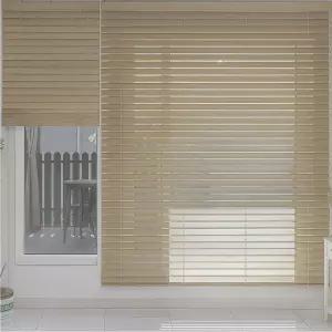 LUCKHEE 우드블라인드 오동-06-네츄럴 나무 원목 커튼 암막 거실창 창문 브라인드