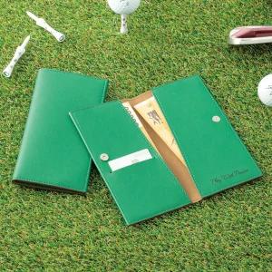 각인가능 오브리즈 줄라이 가죽 골프지갑