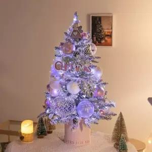 플라워트리 크리스마스 미니트리 화분 양모 눈사람 80cm 장식