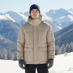 [아웃도어스/컬럼비아]하프 3PK 패딩 자켓_베이지 (C64-YMD323)