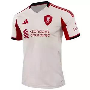아디다스 리버풀 25-26 어웨이 저지 S/S 축구유니폼 반팔 티셔츠 원더화이트 JV6487
