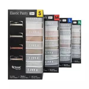 엘르 엘라스틱 텐셀 여성팬티 5매입
