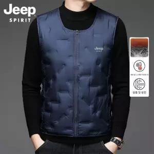 JEEP SPIRIT 남성 가을 겨울 경량 패딩 조끼