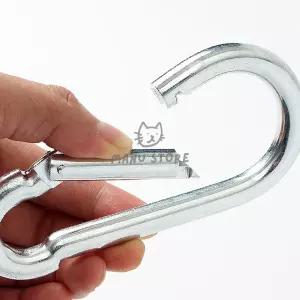 [팔마누] 대형 2P세트 140MM 산업용카라비너 캠핑비너 텐트팩 등산용품잡화 연결고리