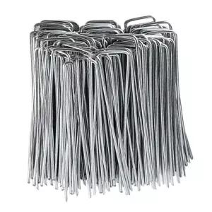 앙플랜트 철제 U자 부직포 멀칭 고정 핀,100개