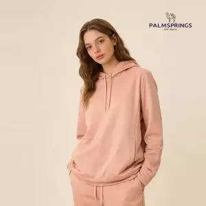 [팜스프링스] 간절기 여성 약기모 트레이닝 후드 티셔츠