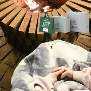 소형 중형 밍크 수면 담요 극세사 무릎 트리 겨울 캠핑 크리스마스 선물 포장 단체 답례품 78x97 95x135