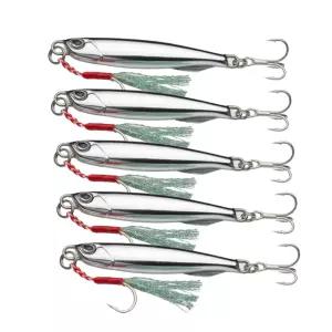 크롬메탈지그 어시스트훅 쇼어 지깅 삼치 농어 낚시 10g 20g 30g 40g