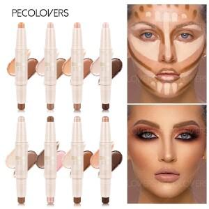 1개입 얼굴 윤곽 조형 스틱 - 2-in-1 하이라이트 & 컨투어 데일리 뷰티 루틴 필수품