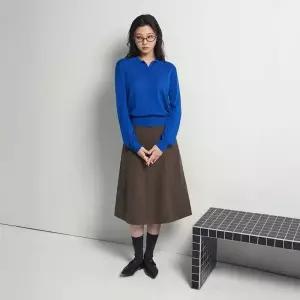 [백화점정품] 26년NEW 빈폴레이디스 빈폴 BEANPOLE 츄잉 코듀로이 스커트 카키 BF5927C23H