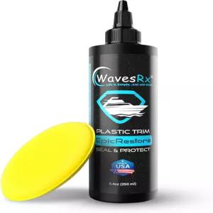 WAVERSRX 에픽스토어 해양 트림 복원기 비닐 프로텍터 보트 및 PWC용 플라스틱 세라믹 코팅 자외선 차단