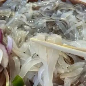 포항 활 오징어회 250g 야채 초장 세트